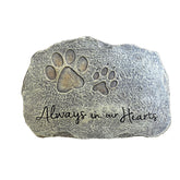 Lily's Home pet memorial stone in garden for a lasting tribute