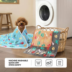 LINENLUX machine-washable blanket highlights easy cleaning and long-lasting softness