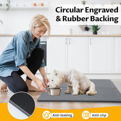 Linidcoud non-slip bottom keeps mat stable during meals