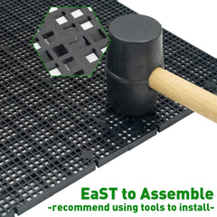 LINLAN egg crate for filtration improving media layout and water flow.