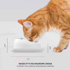 Linshanmin stainless steel bowls are durable and easy to clean for dry or wet food