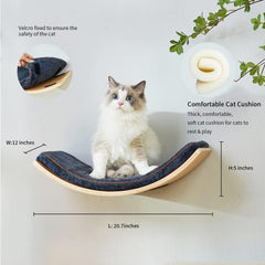 LIORCE curved bed cushion enables cozy naps on a vertical playground.