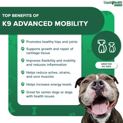 Hip support emphasis with LIQUIDHEALTH K9 Advanced Mobility