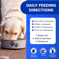 LIQUIDHEALTH K9 Complete dog-joint-flex implies supported joints and mobility.