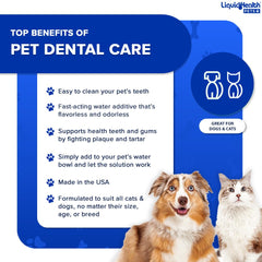 LIQUIDHEALTH Pet Dental Care Water Additive is odorless and flavorless, suitable for picky pets