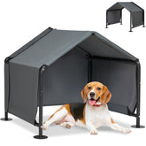 LitaiL dog shades front view with waterproof canopy for outdoor use