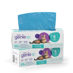 Litter Genie Easy Roll refill with 24 bags per roll for simple disposal.