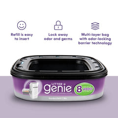 Litter Genie Refill large, durable bags fit cats of all sizes