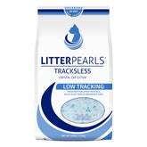 Litter Pearls Tracksless crystals deliver odor control with low-dust performance.