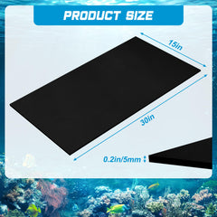 Liveek aquarium leveling mat with scissors included for precise cutting.