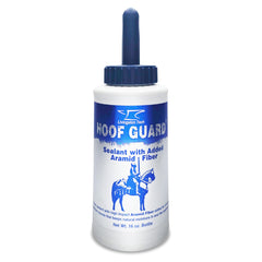 Livingston Tech Hoof Guard Sealant 16oz bottle preserves hoof moisture and protection.