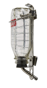 Lixit heavy-duty deluxe glass bottle front view for durable pet hydration
