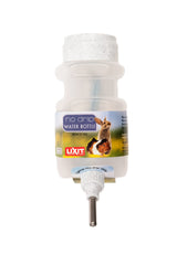 Lixit Top Fill No Drip Bottle close-up highlighting the valve for spill control.