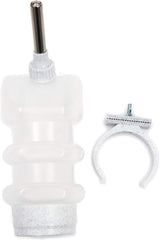 Lixit Top Fill No-Drip Bottle for dogs, no-drip valve, side view minimises spills.