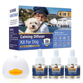 LKBHGF dog pheromone diffuser plug-in in use to calm anxious dogs