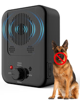 L LESTAVEN ultrasonic bark device front view, compact and discreet for quiet use.