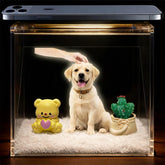 LMAKUS Pet Holographic Projection House glows softly to honor your cherished companion.
