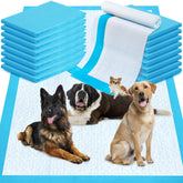 LNWJSRX pee pads 36x48 inch coverage keep floors dry for large dogs or multi-pet homes.