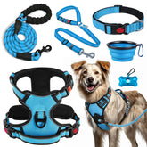 Lobeve No-Pull Harness blue XL with ergonomic design for comfortable daily walks.