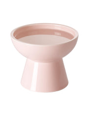 LoeJan elevated cat bowl with tilted-food design for easier meal access.