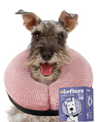 Loflaze soft inflatable dog cone collar inflation valve enables easy, comfortable adjustment