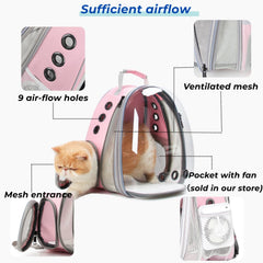 LOLLIMEOW expandable design back panel demonstrating extra space.