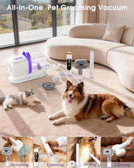 LOMMOL dryer function integrated in grooming kit for quick drying