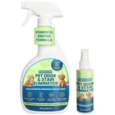 Loncomay enzyme cleaner bottle pour demonstrates odor elimination at the source.