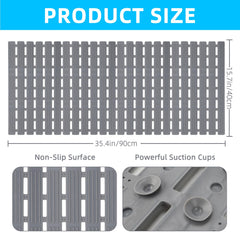 Lonepetu 216 suction cups ensure stable grip on smooth tub surfaces.