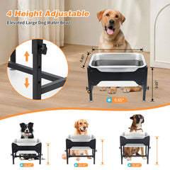 Lonepetu height-adjustable stand shows graduated scale for precise height settings.