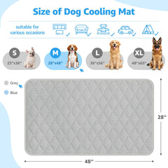 LOOBANI machine washable cooling mat ready for easy cleaning