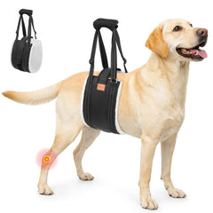 LOOBANI dog lift harness back leg supports stairs for safer ascent