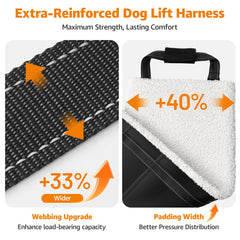 LOOBANI dog sling mobility assistance aids daily transitions for large dogs.