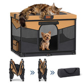 LOOBANI Foldable Dog Playpen setup shows a sturdy frame for safe indoor play