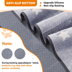LOOBANI soft flannel star-pattern pad offering gentle comfort for pets.