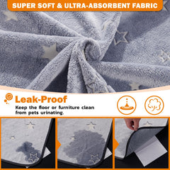 LOOBANI two-pack dog mats for reusable protection during training sessions.