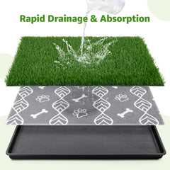 LOOBANI washable pee pad set keeps the tray tidy between changes