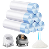 LoopTime cat litter bags with drawstring closure for quick disposal.