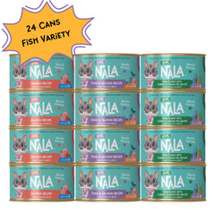 LOVE, NALA variety pack close-up meat chunks showcasing high-quality protein and moisture