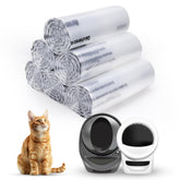 Loveishere 150-pack heavy-duty litter-robot liners, box display for quick setup.