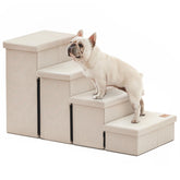 Love's Cabin dog stairs assembly video guides quick setup and stable steps.