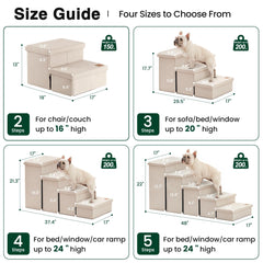 Love's cabin dog stairs non-slip bottom keeps steps steady