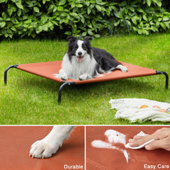 Love's cabin sturdy elevated frame designed for indoor and outdoor use.