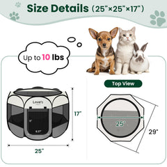 Love's cabin playpen shows a removable zippered top for indoor shade and outdoor use.