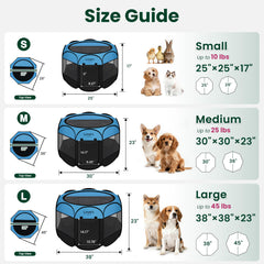 Love's cabin portable carrying case keeps the foldable kennel organized on trips.