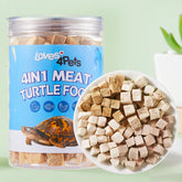 Loves4Pets Turtle Food premium protein blend supports balanced nutrition for turtles