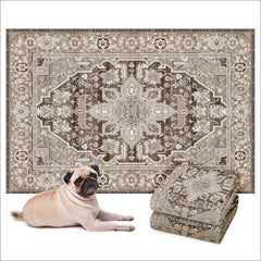 LOVEWAG pads decorative floor mat protects surfaces while blending with home decor.