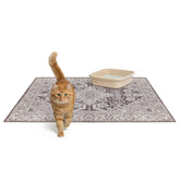 Lovewag Pets cat litter mat 2-pack large coverage catching litter near the box.