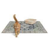 Lovewag Pets cat litter mat 36x48 coverage captures litter, keeps floors cleaner
