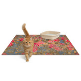 Lovewag Pets cat litter mat 36x48 coverage captures litter around the box